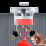 4-SOGA 300 Watts Electric Ice Shaver Automatic Crusher Slicer Commercial Machine 70kgs/h Black