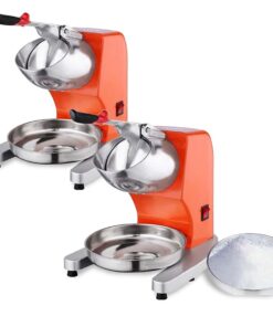 1-SOGA 2X Commercial Electric Ice Shaver Crusher Slicer Machine Smoothie Maker