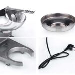 5-SOGA Dual Blade Ice Shaver Electric Stainless Steel Ice Crusher Slicer Machine Commercial