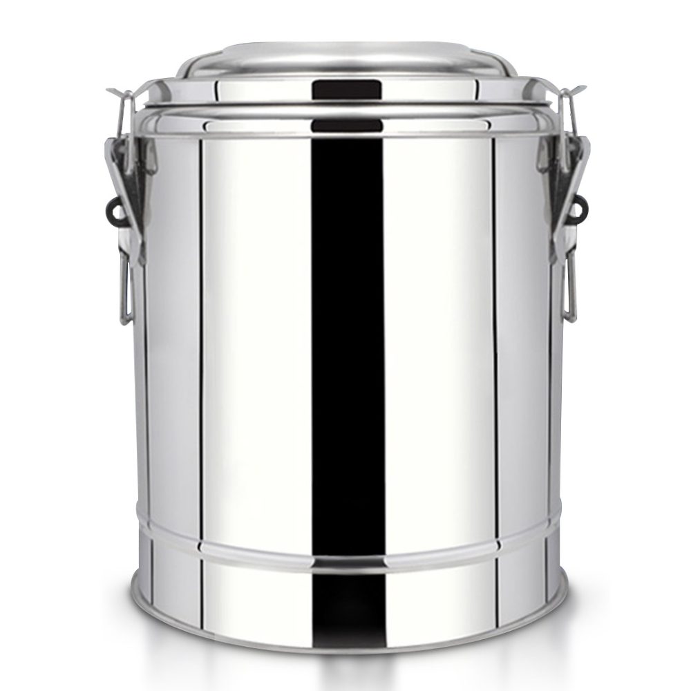 1-SOGA 22L Stainless Steel Insulated Stock Pot Hot & Cold Beverage Container