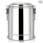 1-SOGA 30L Stainless Steel Insulated Stock Pot Hot & Cold Beverage Container