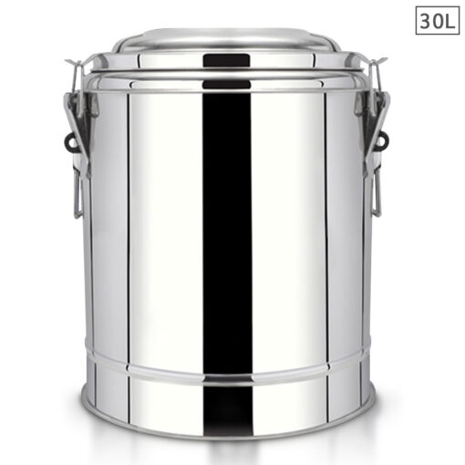 1-SOGA 30L Stainless Steel Insulated Stock Pot Hot & Cold Beverage Container
