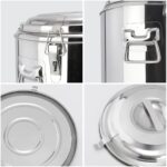 8-SOGA 2X 35L Stainless Steel Insulated Stock Pot Hot & Cold Beverage Container