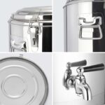6-SOGA 2X 40L Stainless Steel Insulated Stock Pot Hot & Cold Beverage Container