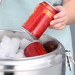 6-SOGA 50L Stainless Steel Insulated Stock Pot Hot & Cold Beverage Container