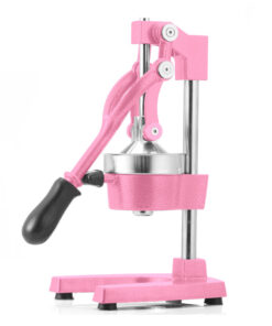 1-SOGA Commercial Manual Juicer Hand Press Juice Extractor Squeezer Orange Citrus Pink