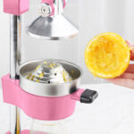 3-SOGA 2X Commercial Manual Juicer Hand Press Juice Extractor Squeezer Orange Citrus Pink