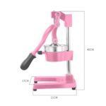 5-SOGA 2X Commercial Manual Juicer Hand Press Juice Extractor Squeezer Orange Citrus Pink