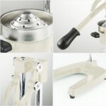 4-SOGA 2X Commercial Manual Juicer Hand Press Juice Extractor Squeezer Orange Citrus White