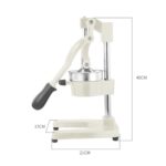 5-SOGA 2X Commercial Manual Juicer Hand Press Juice Extractor Squeezer Orange Citrus White