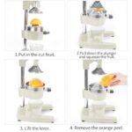 6-SOGA 2X Commercial Manual Juicer Hand Press Juice Extractor Squeezer Orange Citrus White