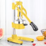 2-SOGA 2X Commercial Manual Juicer Hand Press Juice Extractor Squeezer Orange Citrus Yellow