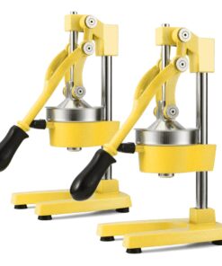 1-SOGA 2X Commercial Manual Juicer Hand Press Juice Extractor Squeezer Orange Citrus Yellow