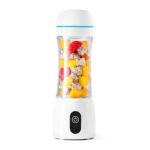 1-SOGA 380ml Portable Mini USB Rechargeable Handheld Fruit Mixer Juicer White