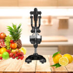 3-SOGA 2X Stainless Steel Manual Juicer Hand Press Juice Extractor Squeezer Lemon Orange Citrus Black