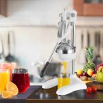 3-SOGA 2X Stainless Steel Manual Juicer Hand Press Juice Extractor Squeezer Lemon Orange Citrus White