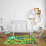 Educational Baby Theme Park Area Rugs
