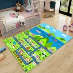 Educational Baby Theme Park Area Rugs