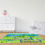 Educational Baby Theme Park Area Rugs