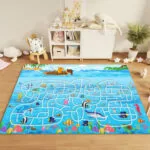 Educational Baby Theme Park Area Rugs