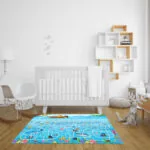 2-SOGA 2X 120cm Kids Rug Street Map Play Mat