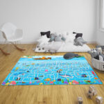 Educational Baby Theme Park Area Rugs