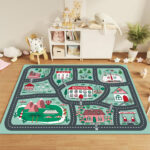 Educational Baby Theme Park Area Rugs