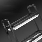 8-SOGA 3 Tier 62cm Steel Black Kitchen Countertop Drying Rack Dish Plate Cutlery Cutting Board Holder Dish Drainer Kitchen Organiser
