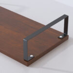 6-SOGA 2X 40cm Black Computer Monitor Heightening Stand Desktop Support Station Rack
