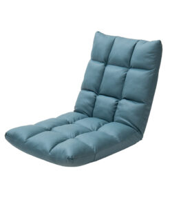 1-SOGA Green Lounge Floor Recliner Adjustable Gaming Sofa Bed Foldable Indoor Outdoor Backrest Seat Home Office Decor