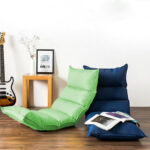 5-SOGA Foldable Tatami Floor Sofa Bed Meditation Lounge Chair Recliner Lazy Couch Green
