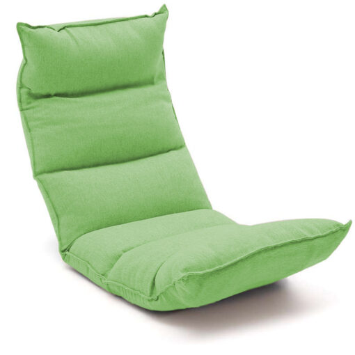 1-SOGA Foldable Tatami Floor Sofa Bed Meditation Lounge Chair Recliner Lazy Couch Green