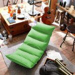 8-SOGA Foldable Tatami Floor Sofa Bed Meditation Lounge Chair Recliner Lazy Couch Green