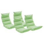 1-SOGA 4X Foldable Tatami Floor Sofa Bed Meditation Lounge Chair Recliner Lazy Couch Green