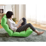 6-SOGA 4X Foldable Tatami Floor Sofa Bed Meditation Lounge Chair Recliner Lazy Couch Green