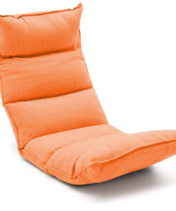 1-SOGA Foldable Tatami Floor Sofa Bed Meditation Lounge Chair Recliner Lazy Couch Orange