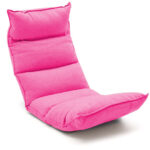 1-SOGA Foldable Tatami Floor Sofa Bed Meditation Lounge Chair Recliner Lazy Couch Pink