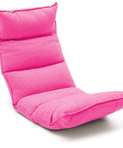 1-SOGA Foldable Tatami Floor Sofa Bed Meditation Lounge Chair Recliner Lazy Couch Pink