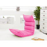 3-SOGA 2X Foldable Tatami Floor Sofa Bed Meditation Lounge Chair Recliner Lazy Couch Pink