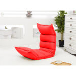 3-SOGA 4X Foldable Tatami Floor Sofa Bed Meditation Lounge Chair Recliner Lazy Couch Red