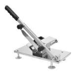 2-SOGA Manual Frozen Meat Slicer Handle Meat Cutting Machine 18/10 Commercial Grade Stainless Steel