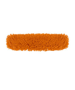 1-SOGA 60x12 Orange Microfiber Flat Mop Floor Cleaning Pads Rotating Dust Remover