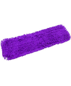 1-SOGA 90x22 Purple Microfiber Flat Mop Floor Cleaning Pads Rotating Dust Remover