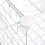 8-SOGA 2X White Portable 9-Cube 3 Column Storage Organiser Foldable DIY Modular Grid Space Saving Shelf