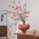 4-SOGA 2X 25X24cm Small Ornament Vases Countertop Decoration Accessories Porch Crafts Home Decor