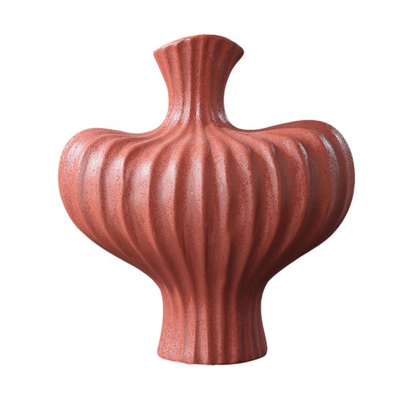 1-SOGA 28X30cm Large Ornament Vases Countertop Decoration Accessories Porch Crafts Home Decor