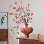 4-SOGA 2X 28X30cm Large Ornament Vases Countertop Decoration Accessories Porch Crafts Home Decor