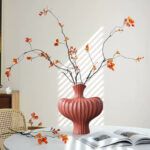 6-SOGA 2X 28X30cm Large Ornament Vases Countertop Decoration Accessories Porch Crafts Home Decor