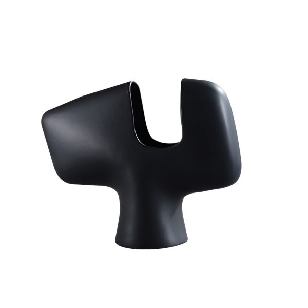 1-SOGA 28x30cm Large Ornament Vases Countertop Decoration Accessories Porch Crafts Home Decor