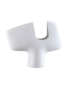 1-SOGA 44X35cm Ornament Modern Curved Decorative Vase Sculptural Accent for Unique Arrangements Home Decor